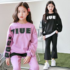 초딩하우스포시상하(봄 가을)-주니어여아의류 주니어의류 여아상하바지세트 초등학생옷