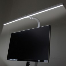아이클 모니터 와이드윙 LED 스탠드 ICLE-PHX004, 화이트