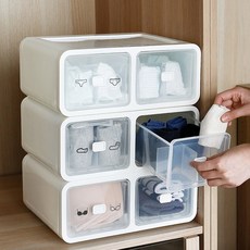 청년리빙 다용도 칸막이 큐브 속옷정리함, 팬티(12칸), 단품