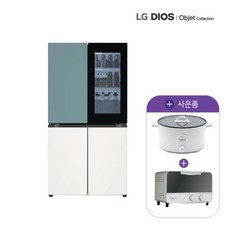 [방송]LG 오브제 냉장고 노크온 메탈 T873MTE312, 없음