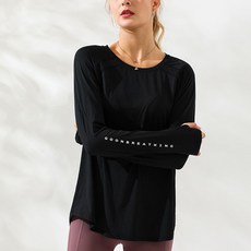 야노시호요가복 긴팔요가복 헬스복 루즈핏 스포츠 운동복 운동 홈트 커버업 티셔츠 필라테스