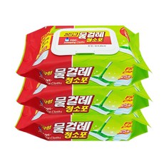홈인더스트리 물걸레청소포 고급형 중형 25p, 3개입