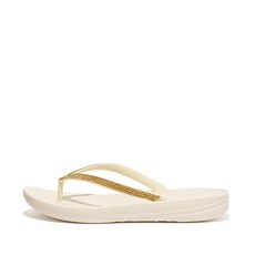 FitFlop 여성용 Iqushion 스파클 플립플롭 크림208980