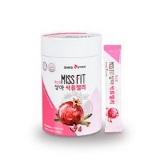 상아 미스 핏 석류피에스트로 석류 콜라겐 젤리 스틱 분말 콜라겐 석류착즙 터키산 nfc 식약청 인증 레드비트 황금 엘라그산 P에스토겐 식물성에스트로겐 효능, 30포x1통, 1개