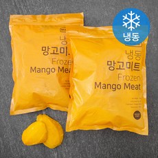 웰프레쉬 망고미트 (냉동), 1kg, 2개