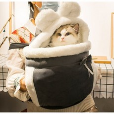 부투펫 강아지 고양이 슬링백 겨울 워머 앞가방 애견 백팩 포대기 이동장 이동가방