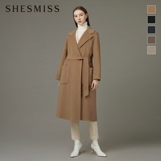 쉬즈미스 캐시미어 턴업 핸드메이드 코트 SWHCTL41240