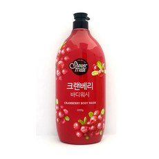 샤워메이트 크랜베리 바디워시, 1200g, 3개