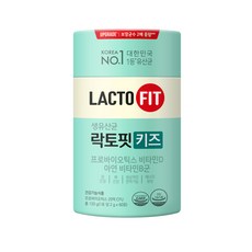 종근당건강 락토핏 키즈 60포 1통