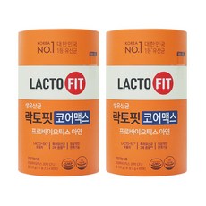 종근당건강 락토핏 생유산균 코어맥스 60포, 120g, 2개