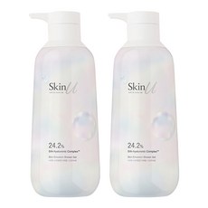 해피바스 스킨유 에멀전 샤워젤 건성 피부용 600mlx2, 600ml