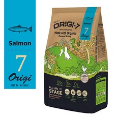 오리지7 유기농 강아지 소프트사료 연어, 2kg, 1개