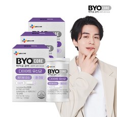 CJ웰케어 바이오코어 다이어트 유산균 체지방 감소 100억 보장 프로바이오틱스, 30캡슐 x 3box