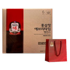 정관장 홍삼정 에브리타임 밸런스 + 쇼핑백, 10ml-30포, 6박스
