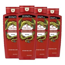 올드스파이스 드래곤블라스트 바디워시 Old Spice Body Wash Dragonblast 21Oz 621ml 4팩