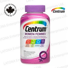 Centrum (센트룸) 50세 이상 남성 종합 비타민 미네랄 8개월분, 옵션1. 센트룸 멀티비타민 포 우먼