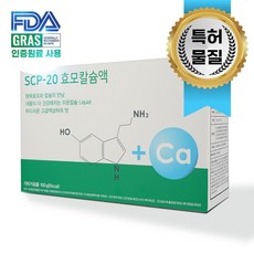 세로토닌 scp-20 특허물질 효모칼슘액 100ml x10포, 100ml x10포x9박스