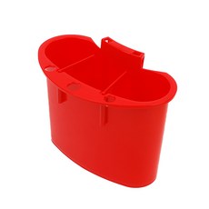 디테일링몬스터 세차버킷 오거나이저, 레드, 3L