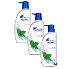 헤드앤숄더 쿨 멘솔 샴푸 850ml x 3개 다른 종류 선택가능 11203594, 시트러스 레몬(과도한 유분 제거_750ml x 3개
