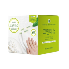 베지터블 코인 티슈, 300개입, 1개