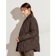 21FW 브라운 퀼팅 구스다운점퍼 DLJU1DY92W2