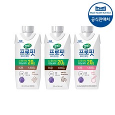[셀렉스] 프로핏 웨이프로틴 드링크 3종 혼합 초코4+복숭아4+아메리카노(4)(총12팩), 12개