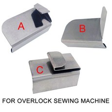 공업용 재봉틀 용오버록 재봉틀 패치 워크 룰 심 가이드 얇은 소재 주름 방지, 04 3 Type