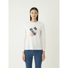 올리비아로렌 봄 프린트 티셔츠 VVBALYS2111