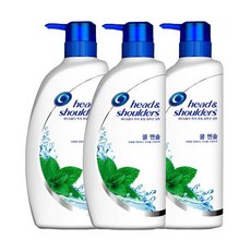 헤드앤숄더 쿨멘솔 샴푸(550mlx3개)/시원한쿨샴푸, 550ml, 3개