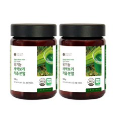 바로푸드 유기농 새싹보리 착즙 분말 100g, 2통