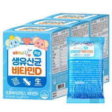 생유산균 비타민D 100포 (30포x3+10포), 1개, 1개