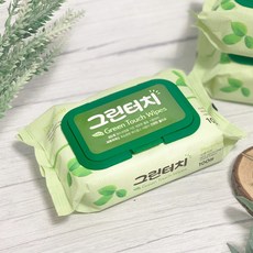 그린터치 물티슈100매*1팩 순한성분 저자극 대용량 물티슈, 100매, 1팩