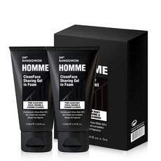 닥터방기원 쉐이빙 젤 투 폼, 120ml, 2개