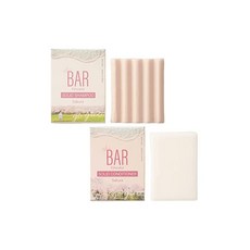 TheBAR 고형 샴푸 & 고형 컨디셔너 세트 Sakura 저자극 거품기 기능성 성분 함유 보습 고농도 유기농 샴푸 바 일제 벚꽃향
