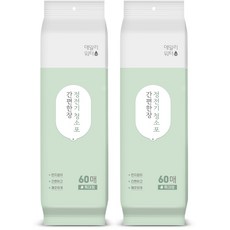 데일리워터 정전기 청소포 특대형, 120매입