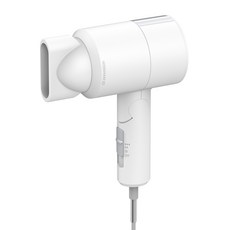 CKI 가정용 접이식 헤어 드라이기 340g CKI-D103 1000W, 화이트