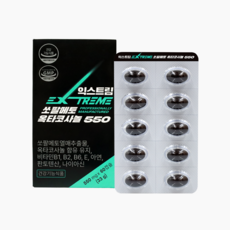 익스트림 쏘팔메토 옥타코사놀 550mg, 60정, 1개