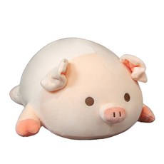 네이처타임즈 안고자는 돼지 인형, 혼합색상, 80cm