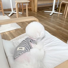 매그독 아톰 스트라이프 민소매 티셔츠, 네이비