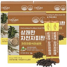 아임뉴트리 상쾌한 차전자피환 차전자피 식이섬유, 135g, 3박스