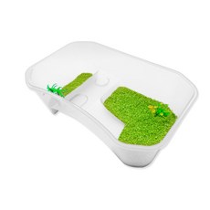 아쿠아테라 거북이 멀티하우스 어항 플로워링 세트 NX-11, 어항(화이트), 스톤(연두), 수초(혼합색상)