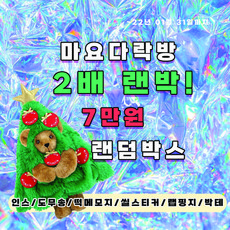 마요다락방 2배!!! 7만원 랜덤박스 (인스 스티커 떡메 떡메모지 도무송 돔송 여아선물 입학 크리스마스 다꾸 다이어리꾸미기)
