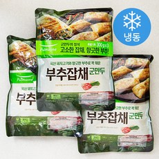 풀무원 부추잡채군만두 (냉동), 300g, 3개