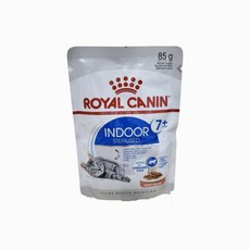 로얄캐닌 인도어 7+ 그레이비 파우치 85g 12개