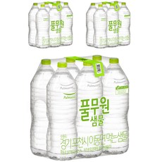 풀무원샘물 무라벨 생수, 18개, 2L