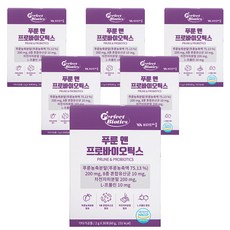 퍼펙트바이오틱스 푸룬 앤 프로바이오틱스, 60g, 6개