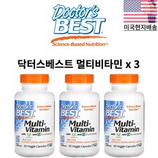doctor's best 닥터스베스트 멀티비타민 90 베지캡슐, 1개, 90개입