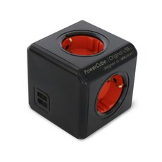 파워존 파워큐브 멀티탭 오리지널 USB 블랙, 상세 설명 참조