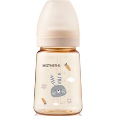 마더케이 베이직 PPSU 토끼 젖병 180ml, 크림, 노꼭지
