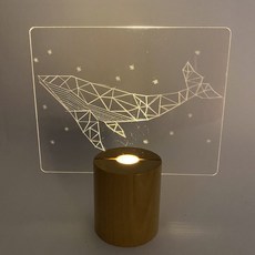 LED 아크릴 무드등 만들기 세트 A타입, 기본구성
